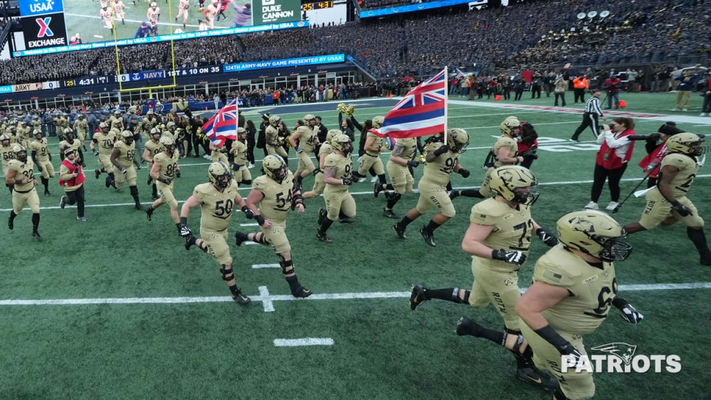 Caps Off A Successful 124th Army-Navy Game At Gillette Stadium With An ...